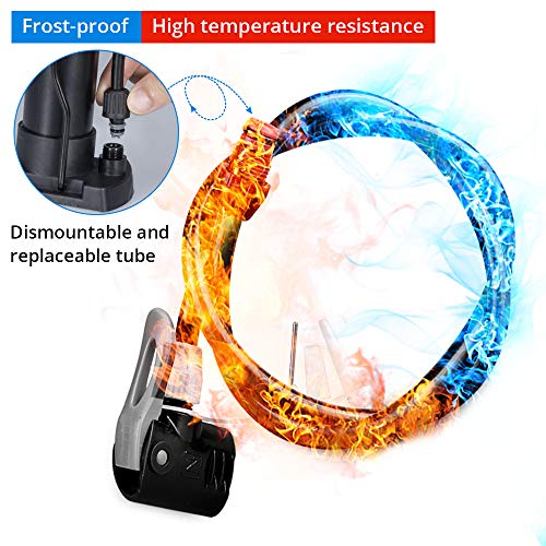 image for Sigoobal Bike Pump Portable, Mini Foot Activated Bicycle Tire Air Pump