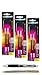 Uniball Signo 207 Refills (3 Packs), Black Ink, 0.7mm, Refill Bundle with a Uni-ball Pen and a Plexon Pen