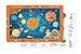 Crocodile Creek Solar System 2-Sided Placemat, Blue/Orange/Red/Yellow