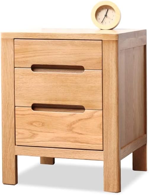 Mesita de Noche con 2 cajones, mesita de Noche Pequeño contemporáneo