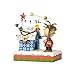 Enesco Peanuts by Jim Shore Charlie Brown with Decorated Doghouse Stone Resin, 7” Figurine