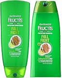 Garnier Fructis Fall Fight Shampoo and Conditioner For Falling Breaking Hair, 25.4 Ounce Duo Set