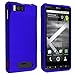 Rubberized Blue Motorola Droid X MB810 Premium Phone Protector Hard Cover Case