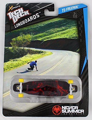 1 TECH DECK FINGERBOARD - LONGBOARD - NEVER SUMMER INDUSTRIES - Flower by Never Summer Industries