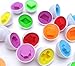 12eggs Set Children Perceptivity Colour Shape Vision Traning Non Toxic Toy Plastic Matching Eggs