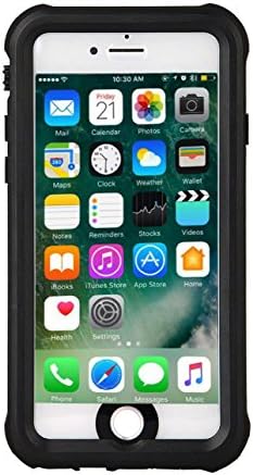 iPhone 6 PLUS Waterproof Case,riepor iphone 6s PLUS waterproof case for Swimming, Boating, Fishing, SkiingShockproof Underwater Cover Full Body Protective Drop Resistant Heavy Duty Cas (black-5.5inch)
