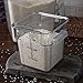 CFS 1072107 StorPlus Stackable Square Food Storage Container, 4 Quart Capacity, Clear (Pack of 6)