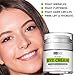 Eye Cream - Reduce Dark Circles, Puffiness & Under Eye Bags - Effective Anti-Wrinkles Treatment - Anti-Aging Eye Gel with Hyaluronic Acid, Gotu Kola Extract, Caffeine - Refreshing Eye Serum