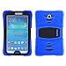 Galaxy Tab 3 7.0 (2013) Case KIQ, Full-Body Shockproof Heavy Duty Protective Cover with Kickstand Screen Protector for Samsung Galaxy Tab 3 7-inch P3200 T210 T217 (Armor Blue)