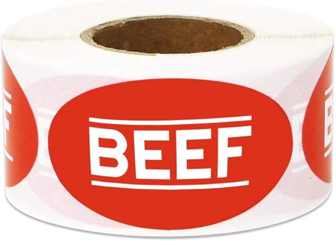 Labeling Tagging Supplies Cinnamon Grocery Market Stickers 500 Labels On A Roll 0 75 X 1 375 Inches Business Industrial