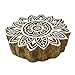 Knitwit Decorative Blocks Floral Indian Wood Stamps Handmade Stamps for Clay