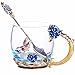 NBHUZEHUA 2021 Mom Gifts for Mothers Day Glass Tea Cups Coffee Mug Sister Wife Nana Grandmather From Son