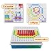 yoptote Mosaic Puzzle Jigsaw Puzzles Pegboard Building Blocks Game Kindergarten DIY Creative Educational Toys for Kid Girls Boys,Random Delivery