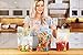 Baggy Rack - (3 Pack - 3 New Colors) Sandwich Bag Racks - Ideal Plastic Kitchen Gadget, Hands Free Clip Food Storage Bag on Holder for Easy Transfer of Any Kind of Food, Must Have Kitchen Utensil