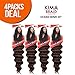 Harlem125 Synthetic Hair Braids Kima Braid Ocean Wave 20 (4-Pack, 1) by Harlem 125