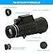 10x52 Monocular Scope,SGODDE High Powered Scope,Dual Focus Prism Zoom Telescope,Low Light Night Vision Prism Scope for Birds Wildlife Viewing Hunting Concert(with Tripod & Phone Adapters)