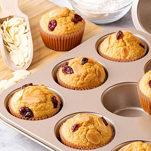 Gifbera Natural Standard Cupcake Liners Odorless Paper Baking Cups 400-Count
