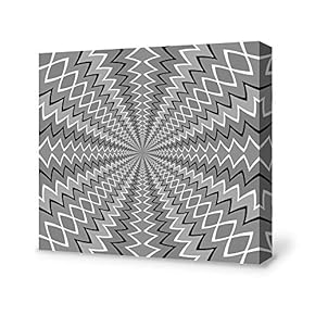 Canvas Wall Art for Living Room,Bedroom Home Artwork Paintings Visual Illusion Ready to Hang - 12x12 inches