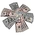 Prop Money Full Print 2 Sided 100PCS Motion Picture Money Set of: 50PCS $20 and 50 PCS $100 Realistic Money Stacks,Copy Money Play Money That Looks Real for Movie,Videos, Birthday Party