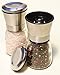Best Salt grinders and Mills – Pepper mill Grinder and Salt Shaker Set - Reffilable Stainless Steel - Adjustable Coarseness Mill - Easy to Refill Salt n Pepper Shakers (Large Set of 2 Grinders)