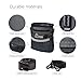 Wonder Creature Dog Treat Pouch with Dog Clicker (Black, Water Bottle Holder)