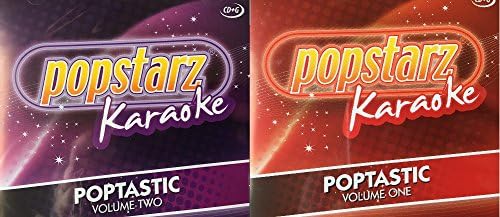 Popstarz CD Graphics Karaoke Poptastic Volumes One and Two Latest Hits CD-G