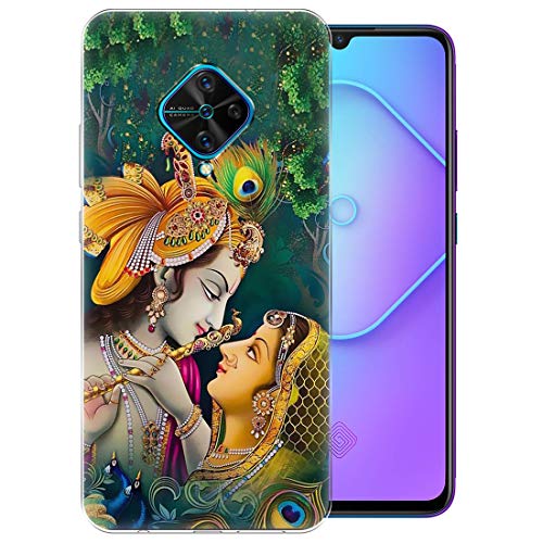 Fashionury Krishna 360 Degree Soft Silicone Designer Printed Full Protection Printed Back Case Cover for Vivo S1 Pro