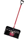 Bully Tools 92814 Combination Snow Shovel with Fiberglass D-Grip Handle, 22-Inch