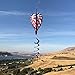 In the Breeze Patriot Eagle 6-Panel Kinetic Hot Air Balloon Wind Spinner,12