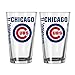 Boelter Brands MLB Chicago Cubs Spirit Pint Glass Set (Pack of 2), 16-Ounce