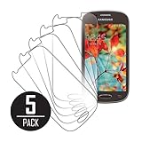 eTECH Collection 5 Pack of Crystal Clear Screen Protectors for Samsung Galaxy Light T399 -- Free Shipping from USA