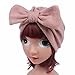 Hatop Children Baby Girls Boho Hat Beanie Scarf Turban Head Wrap Cap (Pink)