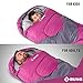 Ebung Sleeping Bag for Cold Weather – Envelope Portable Ideal for Winter, Summer, Spring, Fall – Outdoor Camping, Hiking, Traveling - Adults, Kids, Boys, Girls - Lightweight, Waterproof, Washable