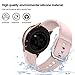 NAHAI Compatible Galaxy Watch Active Band, Soft Silicone Replacement Watch Band Sport Strap Waterproof Wristband Compatible Galaxy Watch Active Smartwatch, Small, Black