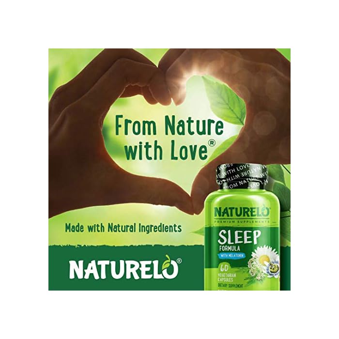 NATURELO Sleep Aid with Melatonin, Magnesium, GABA NATURELO Sleep Aid with Melatonin, Magnesium, GABA