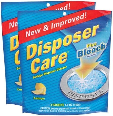 Disposer Care Garbage Disposer Cleaner, Lemon, 4 ct (Pack of 6 (4 ct ea))