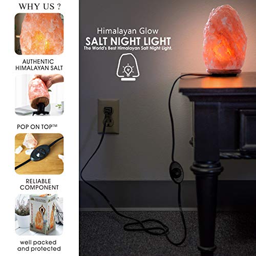 Himalayan Glow 1004 Hand Carved Natural Himalayan Salt lamp, 15-20 lbs