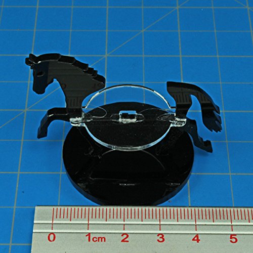 Horse, Character Mount Marker, Black, 40mm Base (1)