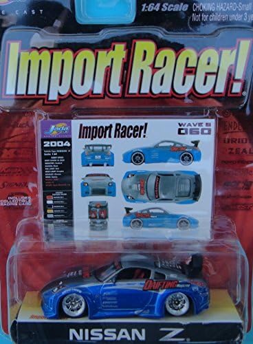 Import Racers JADA 1:64 Scale #060 Grey/Blue Drifting Magazine Nissan Z DIE-CAST