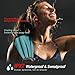 Bluetooth Headphones, TRINIDa IPX7 Waterproof Sport Wireless Headset for Running, Best in Ear Earbuds HiFi Stereo with Mic 10 Hours Playback Gym Workout Passive Noise Cancel Wireless Earphones (red)