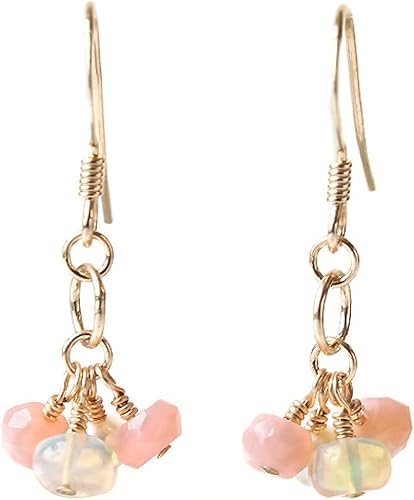 Amazon Co Jp 女性 の 魅力を高める魔法の石 Bello ピンク オパール エチオピア産 プレシャス オパール 淡水 パール 14k Gf 揺れる フック ピアス Ri Bello 47 レディース ジュエリー 天然石 パワーストーン ジュエリー