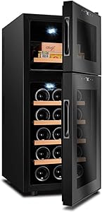 Household Supplies Cigar thermoelectric Cooler humidor Spanish Cedar Wood humidor Touch Screen Control Humidity Display Multi-Function Cigar Accessories & Humidors