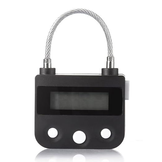 PUAK523 Flüssigkristall-Display Zeitschloss Multifunktions-Timing Lock Alternative Küche Aufbewahrungsbehälter USB Charged Bo