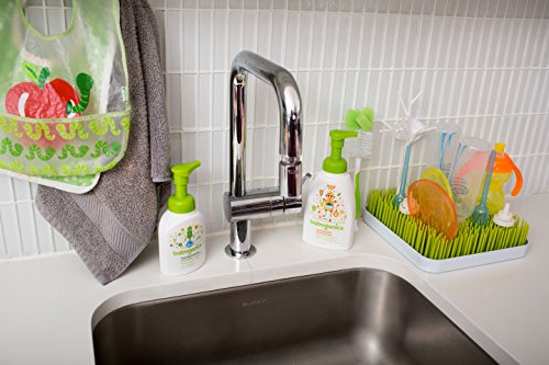 Babyganics Foaming Dish and Bottle Soap, Fragrance Free, On-The-Go 100ml, 3.38 oz.  (Pack of 3), Packaging May Vary