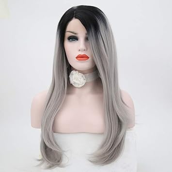 Amazon Com Rongduoyi Fashion Gray Ombre Hair Color With