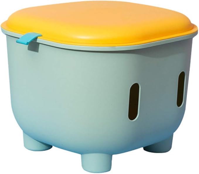 MKXF Fußstütze für Kinder Multifunktions-Aufbewahrungssitz Spielzeug