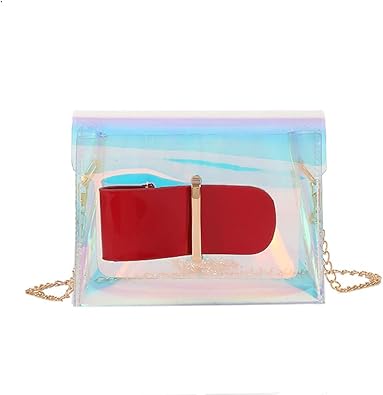 transparent crossbody jelly bag