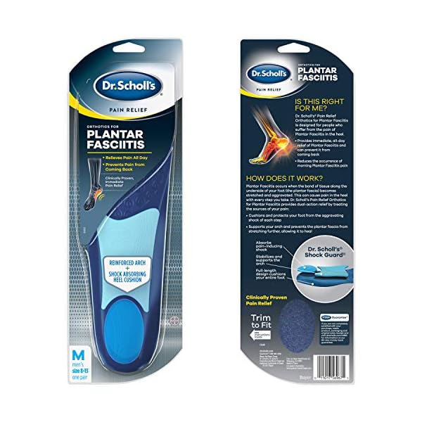 Dr. Scholl’s Plantar Fasciitis Pain Relief Orthotics, Clinically Proven