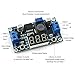 DZS Elec LM2596 DC-DC Buck Converter 4-40V to 1.25-37V Step-Down Regulator Power Module Volt Stabilizer with LED Voltmeter Display Cooling Fin and Copper Cylinder Holder