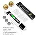 TDS Meter Digital Water Tester, Accurate Professional 4-in-1 TDS, Temperature and EC Meter, 0-9990ppm, Ideal Water Test Meter for Drinking Water, Aquariums (CR2032 Battery)